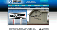 Desktop Screenshot of customsign.bz
